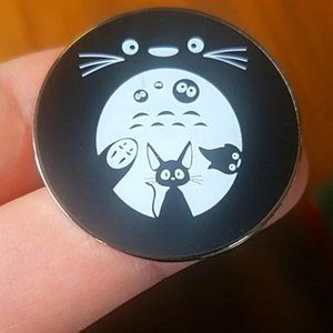 2 for $13 My Neighbor Totoro & Soot Sprites & No-Face & Calcifer Enamel Pin